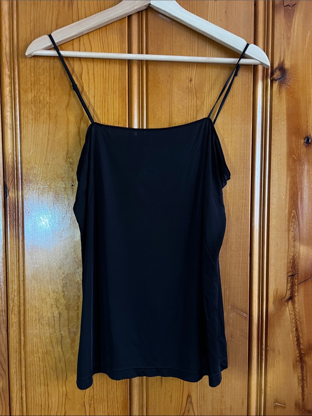 Akris Punto Black Fitted Viscose Camisole